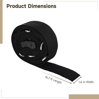 Door for Exercise Bands, Portable Home Gym, Five Loops