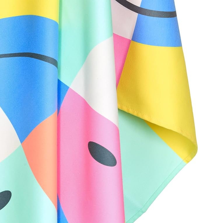 Dock & Bay Beach Towel - Quick Dry, Sand Free - Compact, Lightweight - 100% Recycled - Includes Bag - Calm - Extra Large (200x90cm, 78x35)