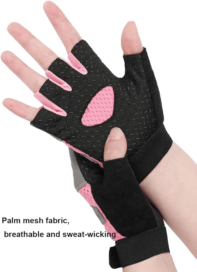 INOGIH Workout Exercise Gloves for Men and Women - Lightweight Gym Gloves for Weight Lifting, Cycling, Training