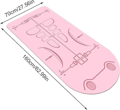 Exercise Equipment Mat - Extra Long Yoga Mat Non-Slip 5.25x2.3ft | Men And Women Exercising Mat, Sound Insulation Knee Joint Protector Pad For Ab Roller Wheel And Workout Accessories