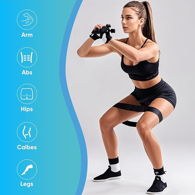 Resistance Bands Set for Men and Women, Pack of 5 Different Levels Elastic Band for Home Gym Long Exercise Workout – Great Fitness Equipment for Training