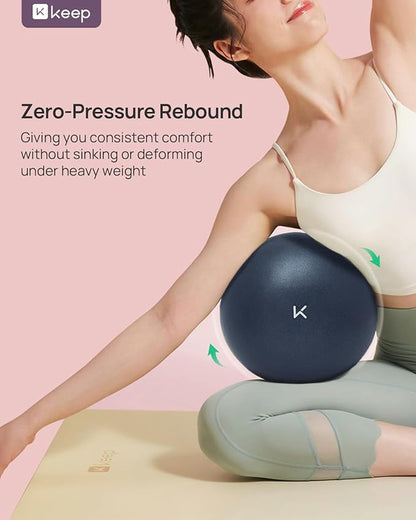 KEEP Exercise Ball Anti-Burst - Thickened Yoga Ball Pilates Ball for Physical Therapy, Fitness Ball for Workout, Core Strength and Physical Therapy
