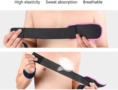 Wrist Brace, Compression Wrist Strap Support Wrist for Men & Women, Youth & Elderly, Boys& Girls, One Size Adjustable, Sports Wristband 1 PCS (Pink)