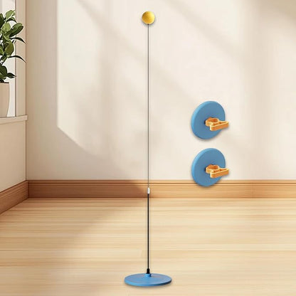 Boxing Reaction Ball Speed Ball Adjustable Height Rebounder Device with Stand Self Training Equipment Boxing Reflex Ball, Blue