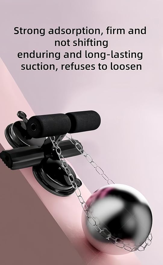Sit Up Exercise Equipment,Ab Training Auxiliary Device,Portable Sit up Exercise Equipment，Adjustable ab Trainer Machine，Multi-Functional Adjustable ab Trainer ，for Home/Office/Gym(Rose,B)