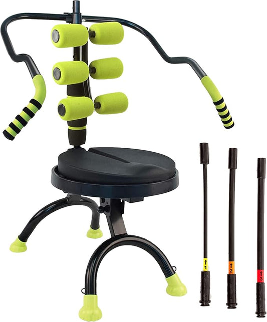 AB Doer 360 - Ab Fitness Machine System Provides An Abdonimal And Muscle Activating Workout with Aerobics to Burn Calories and Workout