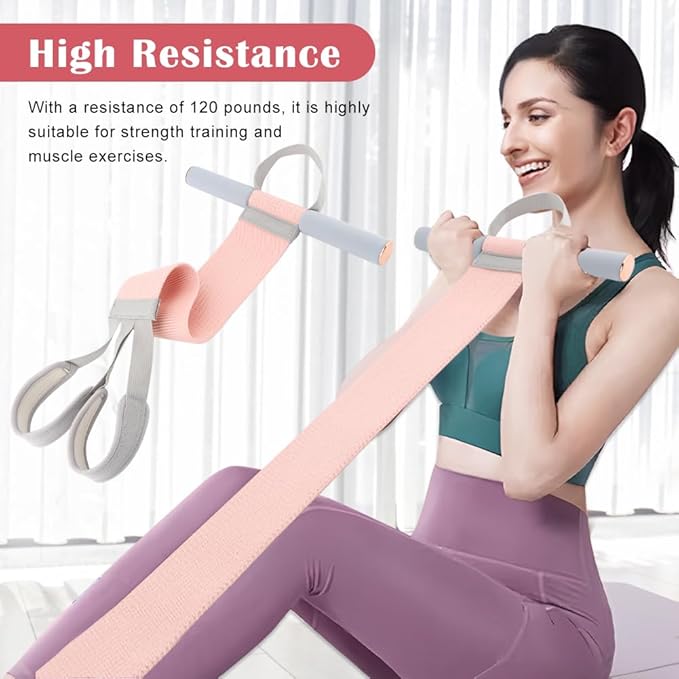 Full Body Resistance Band Set with Handles Yoga Pedal Resistance Band Anti-Broken Elastic Sit Up Pull Rope for Strength Training Stretch Bands Workout Equipment