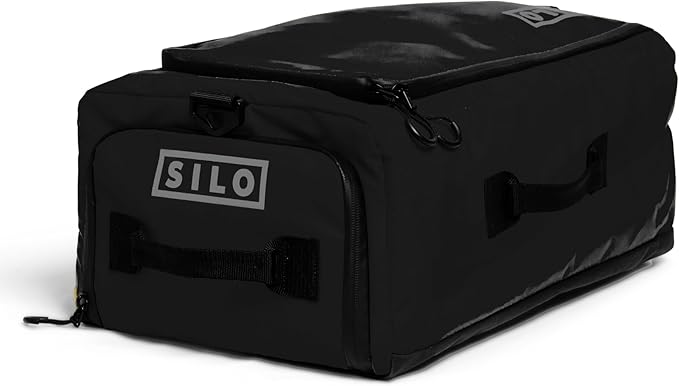 SILO Crew Drop One Ultramarathon Bag - Organize Gear Efficiently for Training Racing Work, Travel - Optimized Storage: Pockets/Compartments for Easy Access Athletes Marathon Fitness 26L Stealth Black
