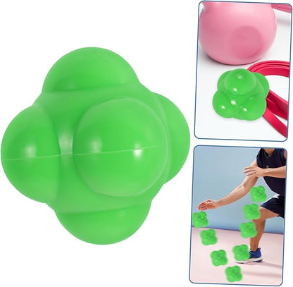 Happyyami Silicone Agility for Fitness Training Speed Coordination and Reaction Skills Portable Hexagonal Shape for Hand-Eye Coordination Drills and Bouncy Design