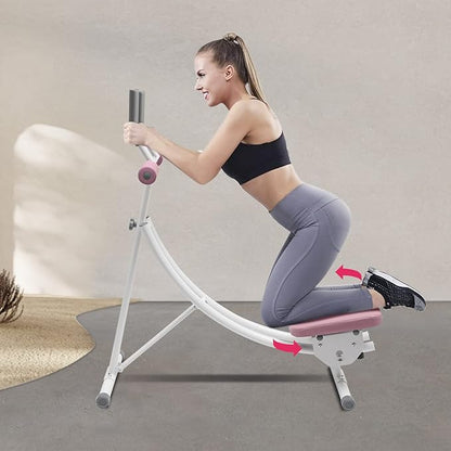 Abs Workout Equipment for Home Gym, Foldable Abdominal Whole Body Workout Machine, Whole Body Workout Waist Trainer for Women&Men, Core Abs Exercise Machine