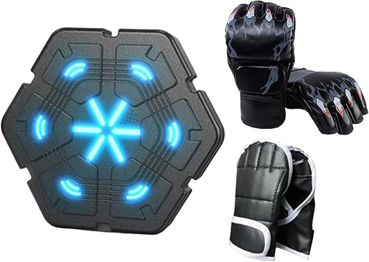 1 Boxing Electronic Music Punching Mounted Reaction Target Comfortable Material Suitable for Home Fitness Adults Children Indoor Exer