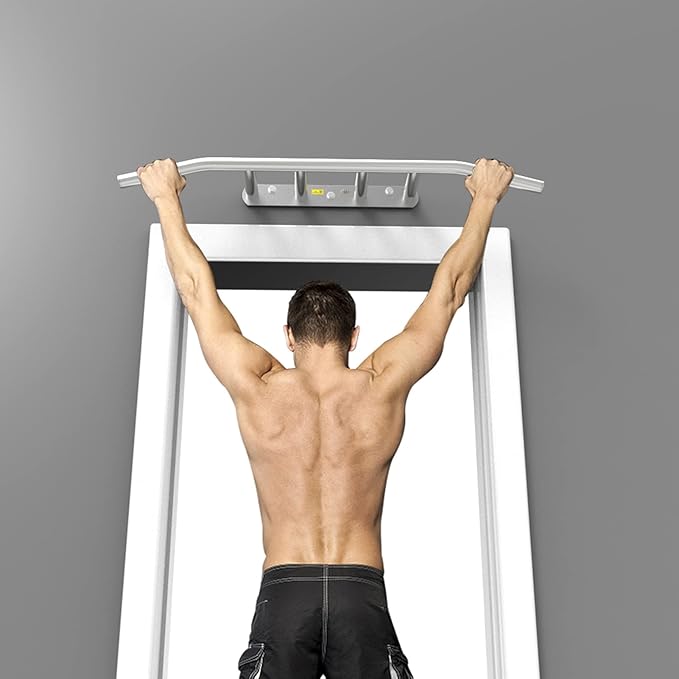 Indoor Exercise Fitness Pull-up Bar, Wall-Mounted Horizontal Bar, Multifunctional Strength Training Rod, for Home Gym, Easy to Install (Stainless Steel)
