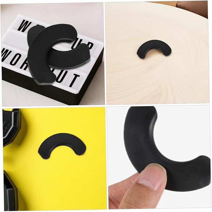 Milisten 12pcs Barbell Pad Set Workout Bench Pad Replacement for Squats Hip Thrusts Gym Equipment