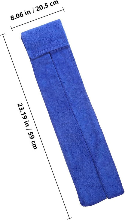 TOYANDONA Sports Sweat Towel with Hook and Quick-Dry Microfiber, Portable Gym and Yoga Fitness Sweat Absorbent Towel for Travel and Outdoor Use, Blue