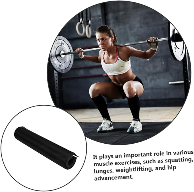 Squat Pad Barbell Cushion Fitness Barbell Cover for Shoulder Support for Squats Lunges and Hip Thrusts Durable Barbell Pad for Gym Equipment