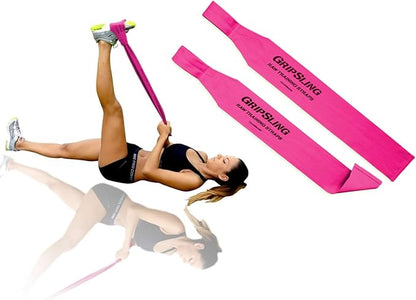 GripSling Raw Training Straps for Bodyweight Strength Training and Calisthenics Exercise, Fitness, and More - Perfect for Home, Gym, Traveling, and Outdoor Workouts - 2 Piece Standard Straps