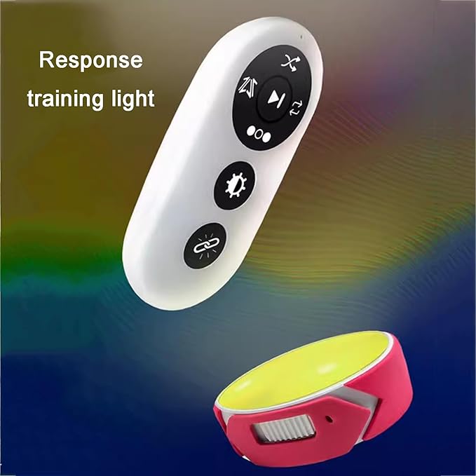 Reaction Training Light, Portable Sports Agility Training Equipment, with Remote Control, 4 Working Modes and 4 Colors, for Physical Training, for Improve Speed, Agility