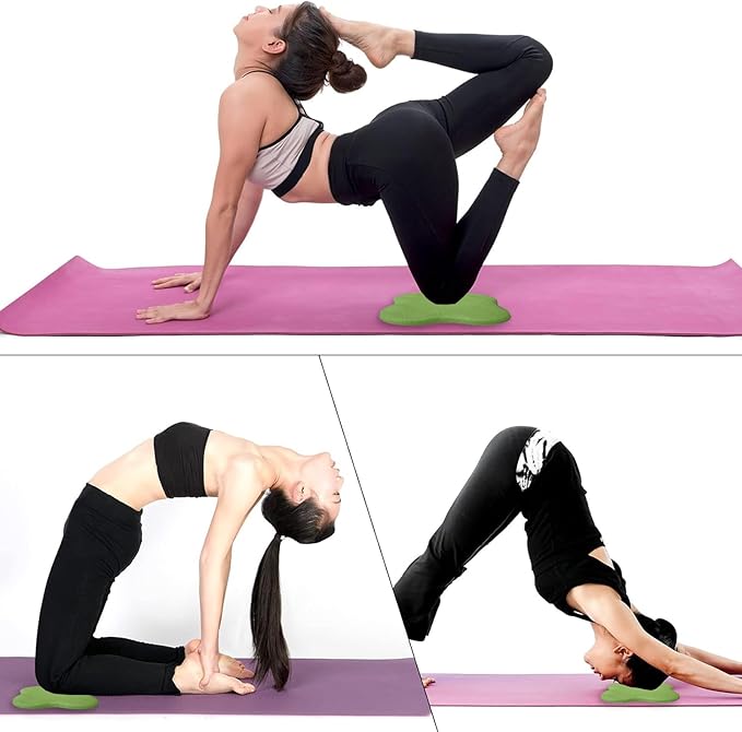 GoYonder Yoga Knee Pads 2 Pack, Yoga Knee Cushion Thick, Exercise Pads for Knees Elbows Wrist Hands Head Foam Pilates Kneeling pad