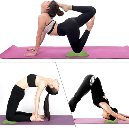 GoYonder Yoga Knee Pads 2 Pack, Yoga Knee Cushion Thick, Exercise Pads for Knees Elbows Wrist Hands Head Foam Pilates Kneeling pad