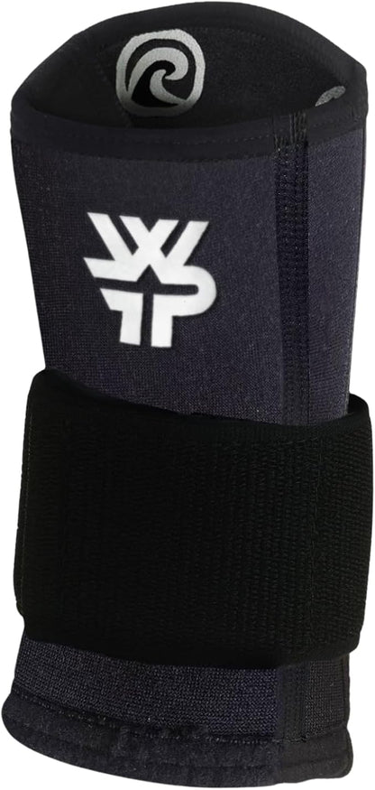 Rehband RX Wrist Support x World Fitness Project, 3-in-1 Neoprene Sleeve + Wrap for Strength Training, Protects During Kettlebell Training, stabilizes Wrist