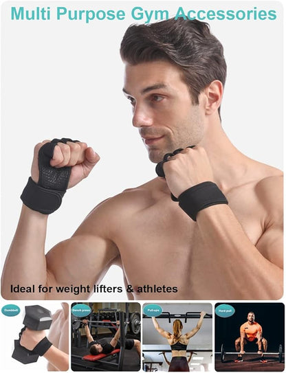 Workout Gloves for Men Workout Gloves Women, Wrist Wraps Wrist Straps for Weightlifting, Versa Grips Lifting Wrist Wraps Weight Lifting Gloves Gym Gloves for Men & Women