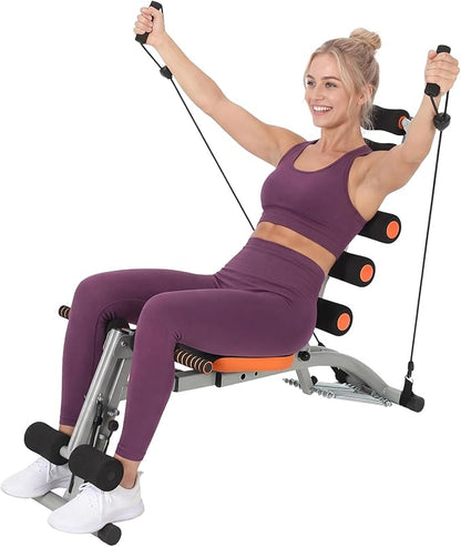Adjustable Abdominal Trainer,Multi-Functional Ab Trainer Bench for Home Gym