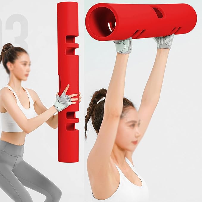 Multicolor 4 to 12kg Fitness Tube Portable Durable Training Rubber Weight Bar Weight Bearing Fitness TPR Barrel for Loaded Movement Training
