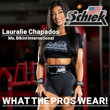 Schiek Sports 1000-PLS Deluxe Power Lifting Wrist Straps - Weight Lifting Wrist Wraps
