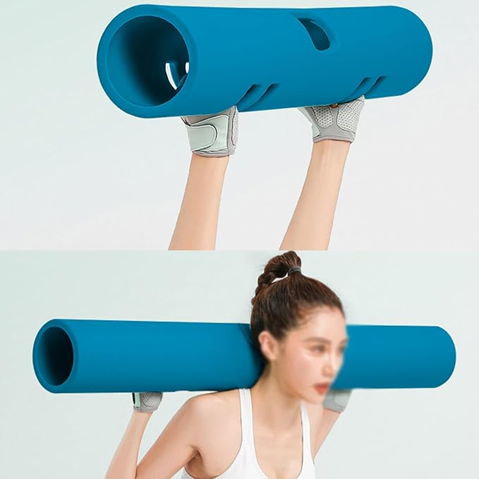 Multicolor 4 to 12kg Fitness Tube Portable Durable Training Rubber Weight Bar Weight Bearing Fitness TPR Barrel for Loaded Movement Training