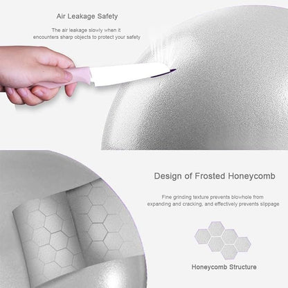 2 Pack Exercise Balls, 8-9 Inch Mini Pilates Yoga Balls, Anti-Burst Small Fitness Balls for Pilates, Yoga, Core Training and Physical Therapy, Improves Balance
