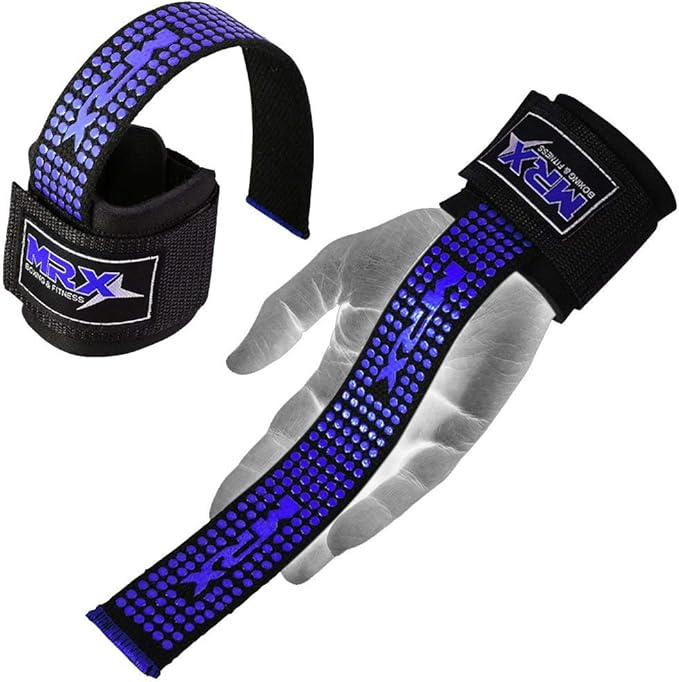 MRX Lifting Strap for Weightlifting Deadlift Straps for Powerlifting with Wrist Wrap Support for Strength Training Bodybuilding Wrist Straps for Weight Lifting|