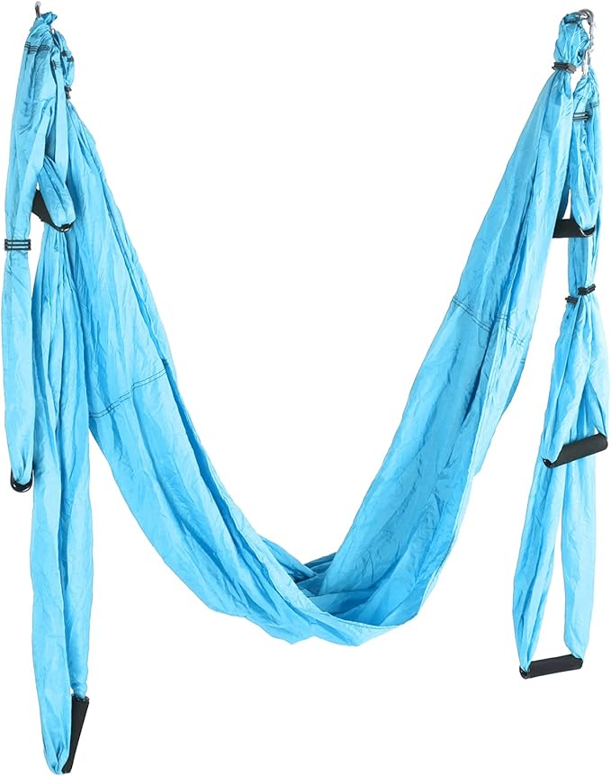 Aerial Yoga Hammock,Yoga Hammock Hanging Swing for Yoga Inversion,Strength Training,Starter Hardware Kit