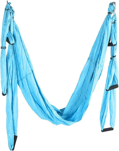 Aerial Yoga Hammock,Yoga Hammock Hanging Swing for Yoga Inversion,Strength Training,Starter Hardware Kit