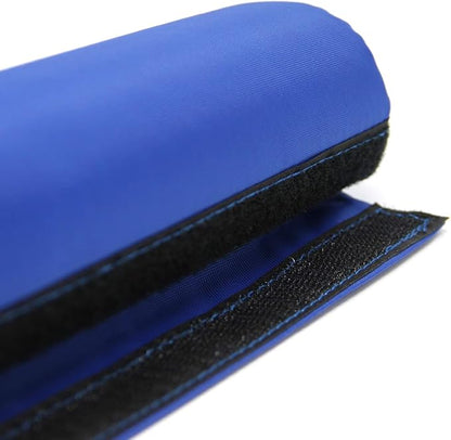 FITNESS MANIAC Barbell Squat Bodybuilding Neck Shoulder Sponge Foam Protector Bar Pad Weight Lifting Olympic and Standard - 15.5” Blue Color