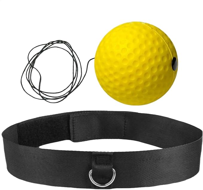 Boxing Training Reflex Balls - Boxing Reaction Ball | Head Punching Ball | Child Adults React Reflex Ball for Boxing Training | Workout Equipment Beginners Fitness Reflex Ball for Traveling, Gym