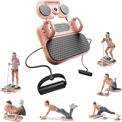Upgraded Pilates Reformer, Pilates Board Equipment Home Pilates Machine Kit with Timer / Ab Workout Equipment / Multifunctional Push-Up Board / Resistance Bands / Balance Board for Women Home Workout
