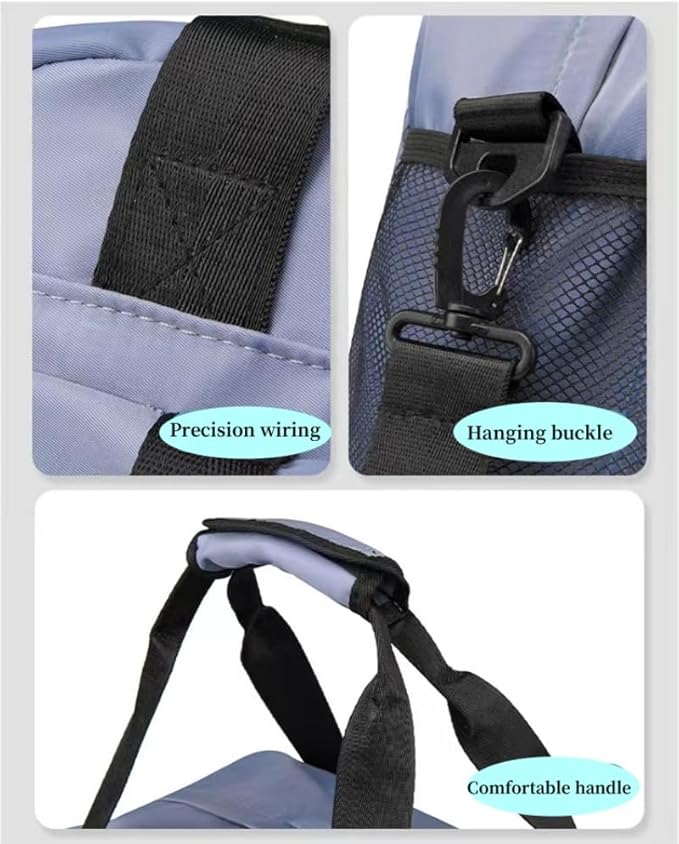 New Sports Tote Gym Travel Luggage Shopping Delivery Weekend Camping Overnight Bag (ice green)