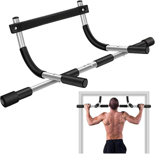 SteelCrush Doorway Pull-Up Bar – Multi-Grip Chin-Up Bar for Home Workout & Strength Training