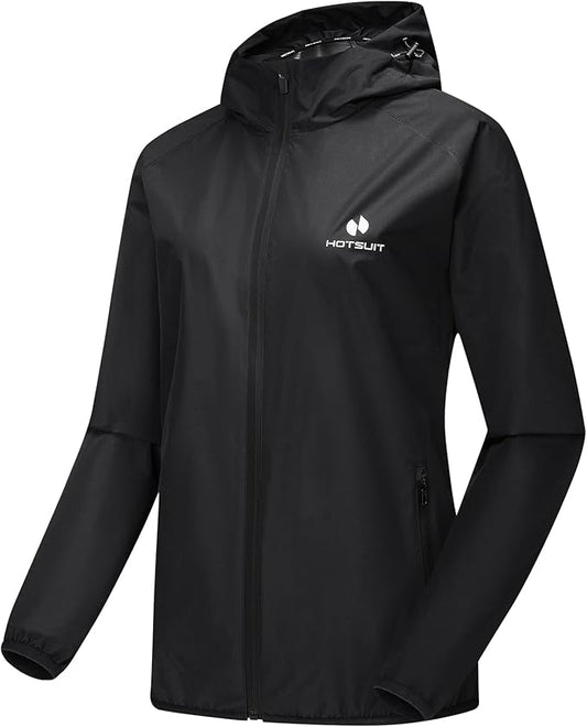 HOTSUIT Sauna Suit Women Machine Washable Sweat Sauna Jacket Pants Anti Rip Sweat Suits for Gym Workout