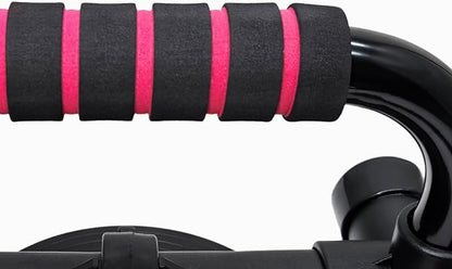 Push Up Stand with Suction Cup Base for Ultimate Anti-Slip Stability, Home Gym Equipment for Men & Women, Chest Workout with Comfort Foam Grips