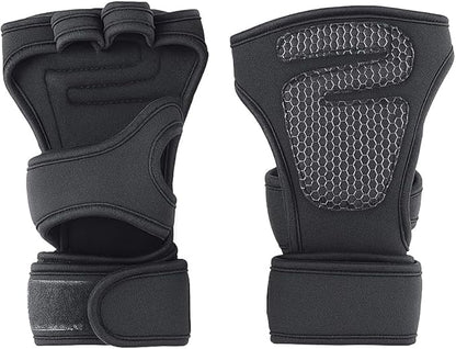 Training Gloves for Men and Women - Gym, Fitness, Weightlifting, Street Training - Training Gloves with Wrist Stabilization and Anti-Slip Palm Protection