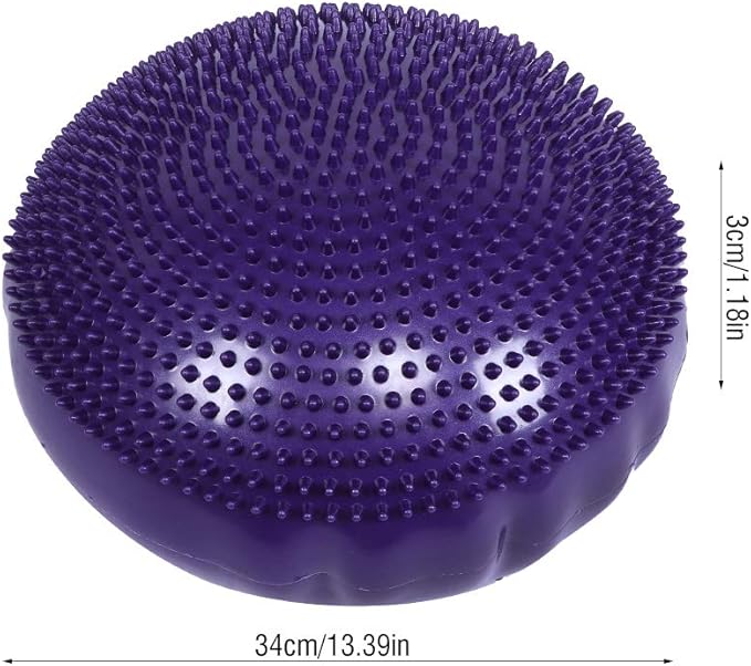 Soft Yoga Balance Board,Disc Gym Stability Air Cushion Massage Pad Without Inflator Pump