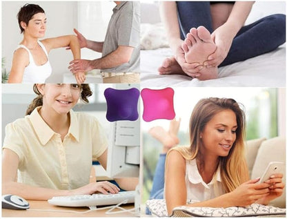 Hand Massage Exercise Therapy Balls-Deep Tissue Trigger Point Self Massage Rehab Reflexology Ball Arthritis Pain Relief Workout for Hands Palm Back Foot Shoulder Body Leg 2PCS(Pack of Two)