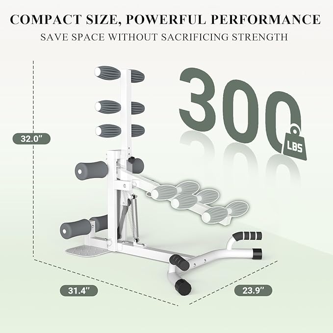 PAETA Squat Machine, Deep Squat Machine for Women, Glutes Workout Equipment with Adjustable Resistance Bands, Leg, Core & Ab Exercise Machine, Squat Assist Trainer for Home Gym