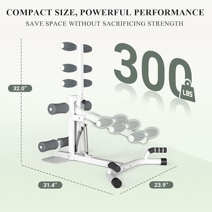 PAETA Squat Machine, Deep Squat Machine for Women, Glutes Workout Equipment with Adjustable Resistance Bands, Leg, Core & Ab Exercise Machine, Squat Assist Trainer for Home Gym