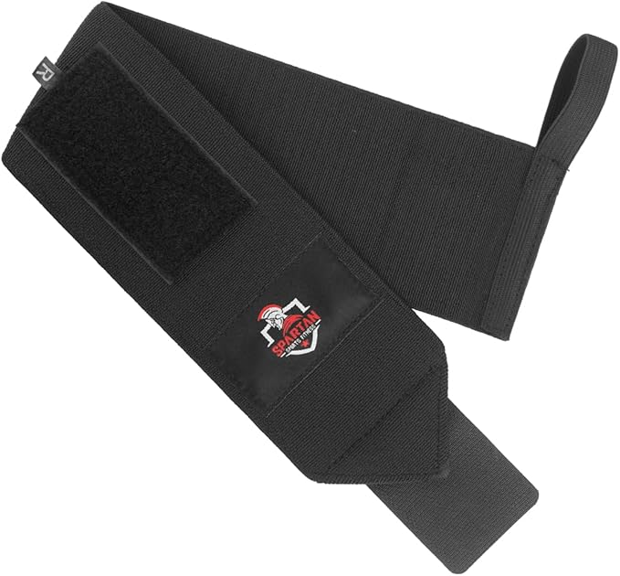 Spartan Sports Fitness Weightlifting Wrist Wraps 18" Professional Quality Wrist Support with Heavy Duty Thumb Loop - Best for Powerlifting Competition, Strength Training, Bodybuilding.