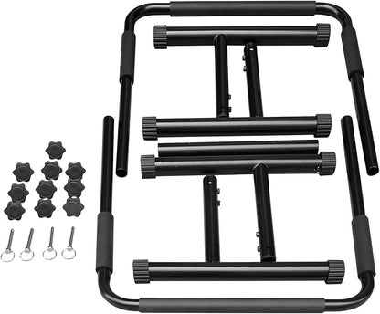 Dip Stand Station, Adjustable Dip Bar for Home Gym Fitness Equipment, Push Up Stand, Gymnastics Bar, Heavy Duty Body Bar Press for Tricep Dips, Pull-Ups, Push-Ups