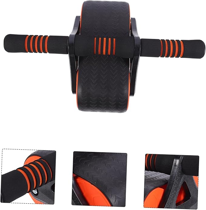 1Pc Ab Wheel Roller Automatic Equipment for Home Gym for Beginners Advanced Users Durable Design for Core Strength Fat Burning
