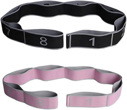 Fitness Resistance Bands with Handles, Fitness Resistance Band for Stretching and Yoga, Fashion Puller Exercise, Adjustable Bands for Full Body Stretching Shaping