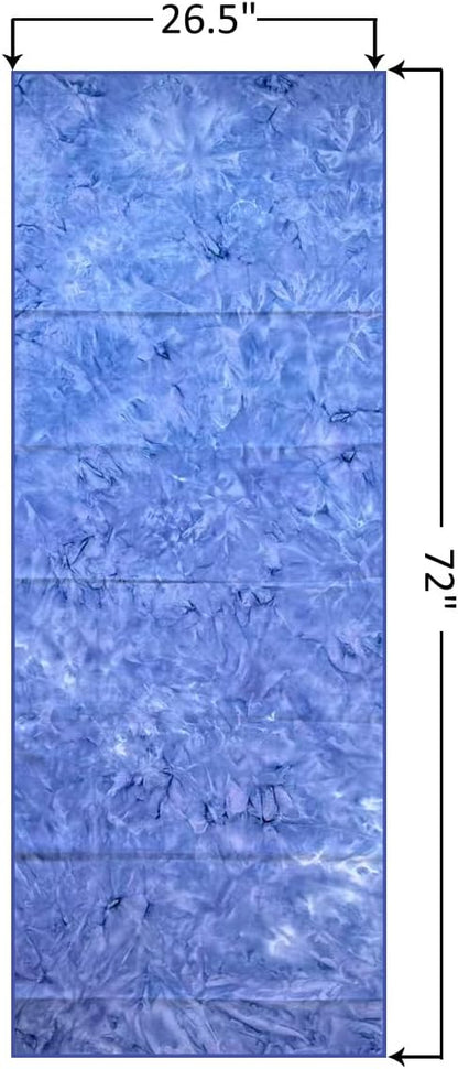 Eunzel Hot Yoga Towel Non-Slip Yoga Mat Towel Ultra-Absorbent Microfiber Towel for Hot Yoga, Pilates，Bikram and Workout 26.5"x 72"
